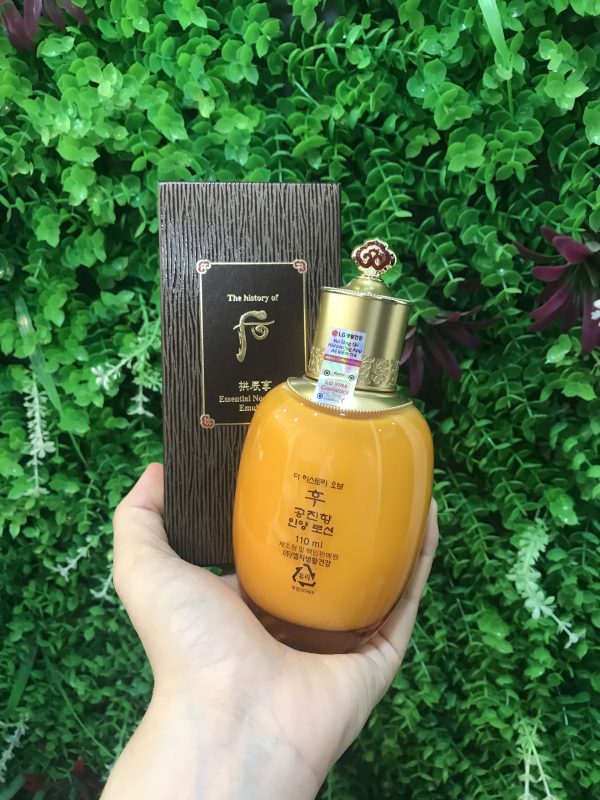 Sữa dưỡng ẩm da Whoo GJH Essential Moisturizing Emulsion 110ml