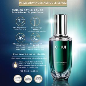 Tinh chất cấp ẩm chống lão hóa cao cấp OHUI Prime Advancer Ampoule Serum 50ml