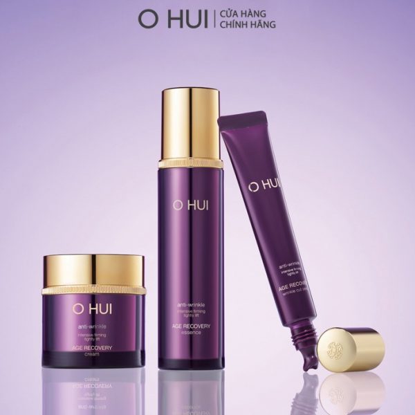 Bộ dưỡng xóa nếp nhăn phục hồi da lão hóa OHUI Age Recovery Wrinke Cut Serum Special Set 103ml