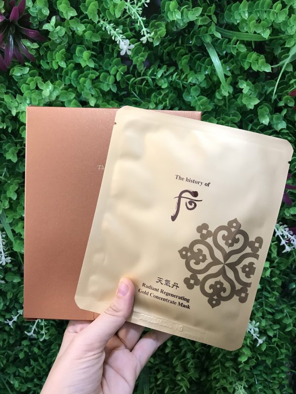 Mặt nạ tái sinh da Whoo Cheongidan Gold Concentrate Mask 30ml