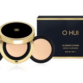 Phấn nước che phủ dưỡng ẩm bám bền & kiểm soát nhờn OHUI Ultimate Cover Mesh Cushion PF50+/PA+++ 13g